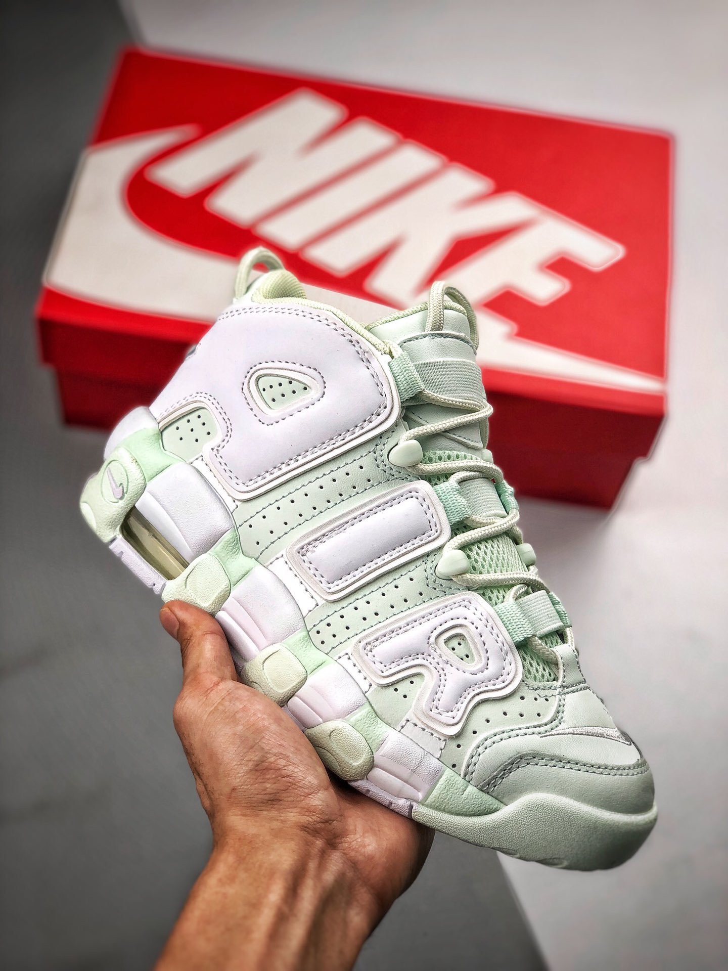 Nike Air More Uptempo Barely Green 5338722