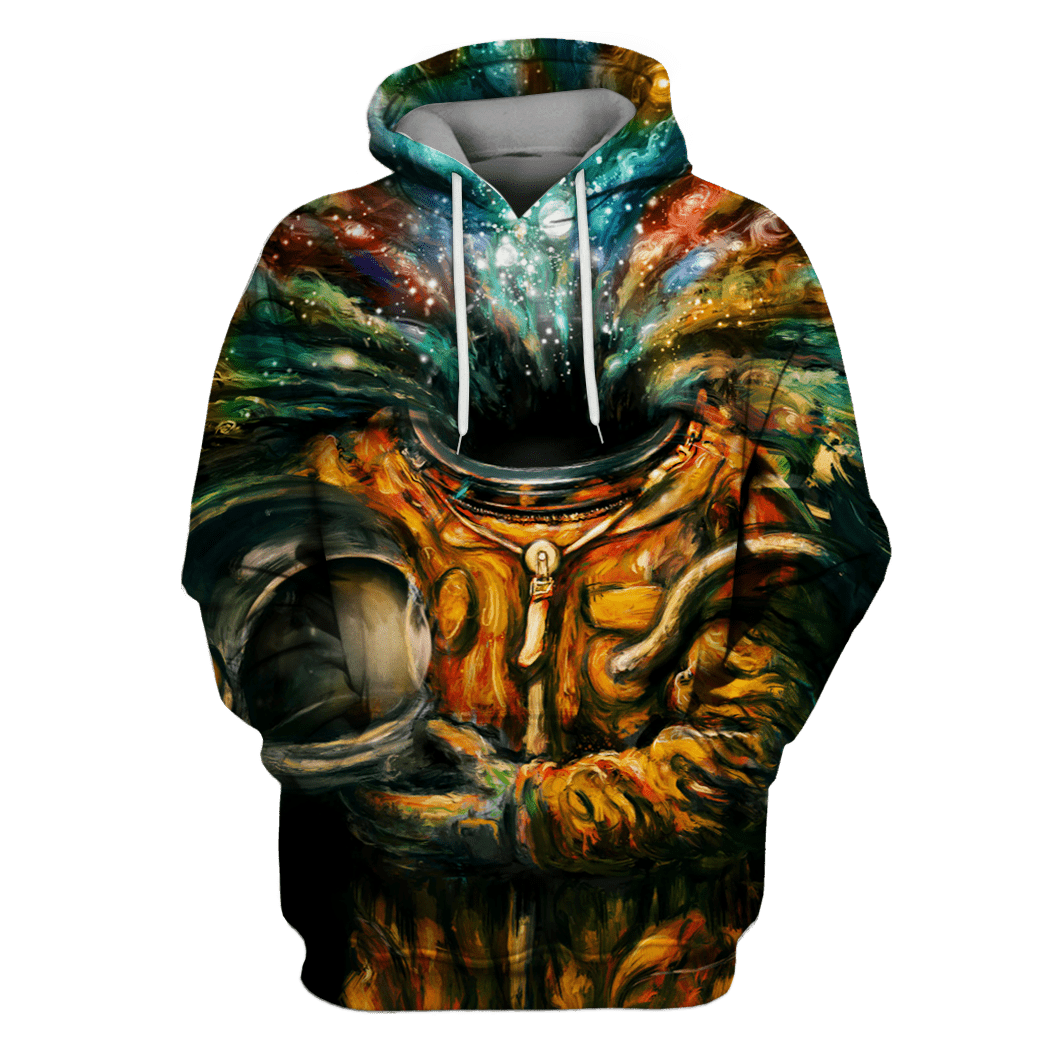 Astronaut Tiger Custom T-Shirt – Hoodies Apparel