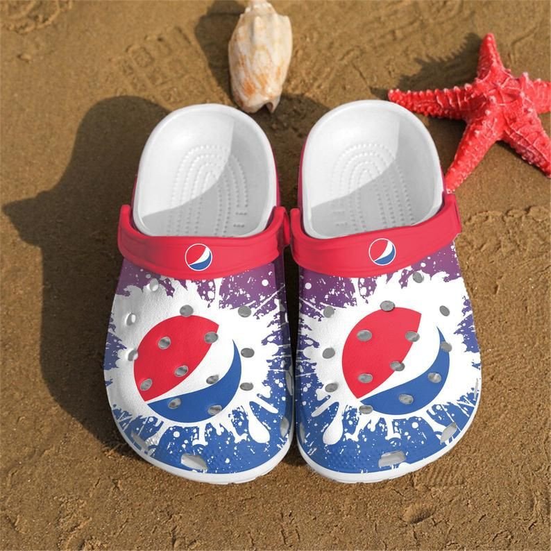 Pepsi Gaz Drink Summer Crocs Crocband Clog Comfortable Water Shoes