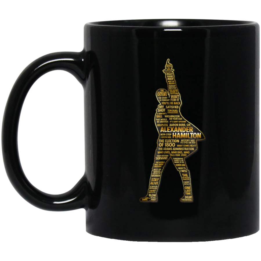 Vintage Alexander Hamilton Standing Statue 11 oz Mug