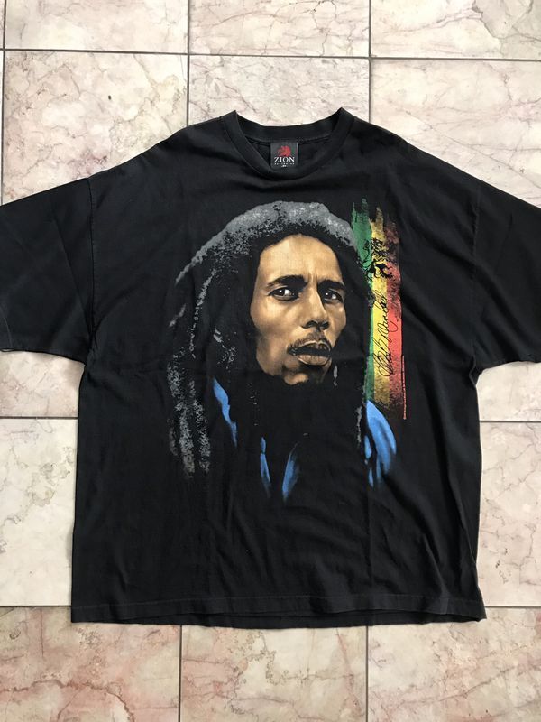 Vintage Overd Bob Marley Graphic Shirt