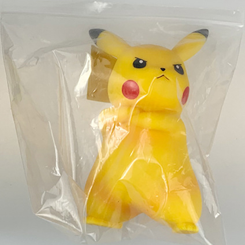 Pokemon 18cm Cute Angry Pikachu Action Figure Anime Cartoon Figurine Collection Model Kids Toys Birthday Gifts Car Decorations alx