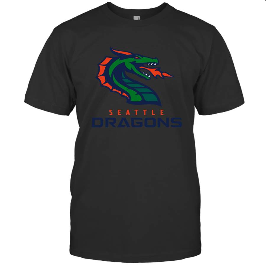 Seattle Dragon Football Team XFL 2020 Season T-Shirt - witsun