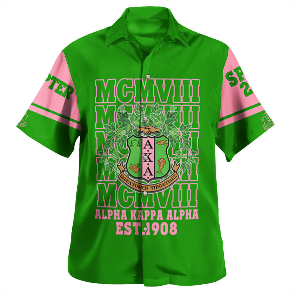 Wonder Print Shop Shirt – Personalized Alpha Kappa Alpha Mcm Style Hawaiian Shirt