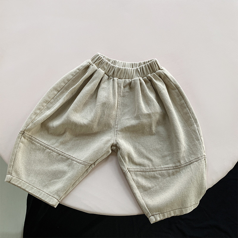 2022 Spring New Children’s Harem Pants Loose Kids Wide Leg Pants Fashion Baby Trousers Boys Girls Casual Pants Children Clothes alx