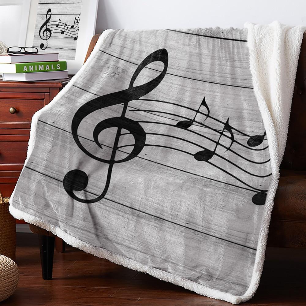 Wood Grain Music Blanket