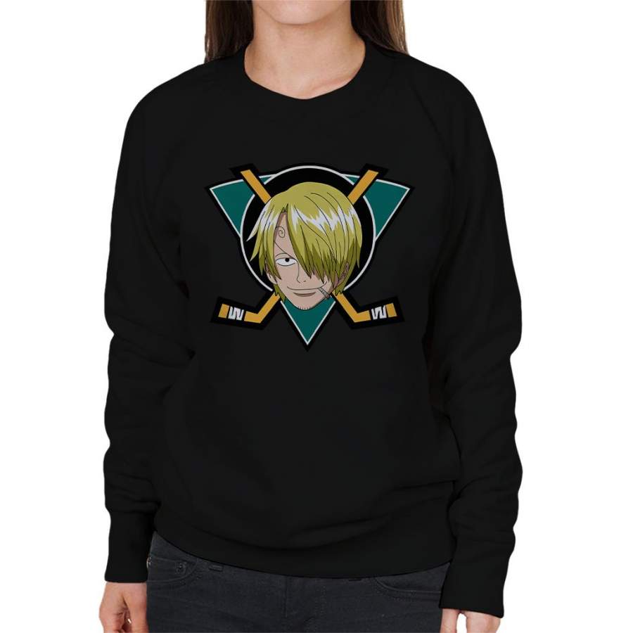 Vinsmoke Sanji Mighty Ducks One Piece Women’s Sweatshirt