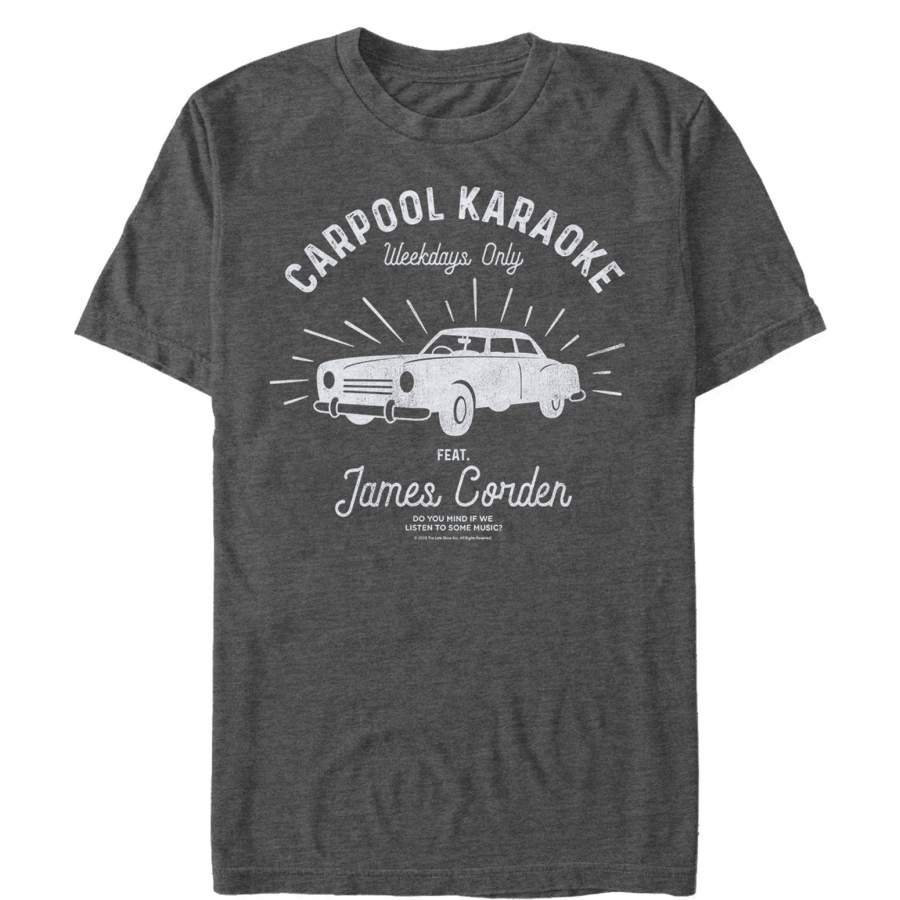 The Late Late Show with James Corden Men’s Carpool Karaoke Vintage Car T-Shirt