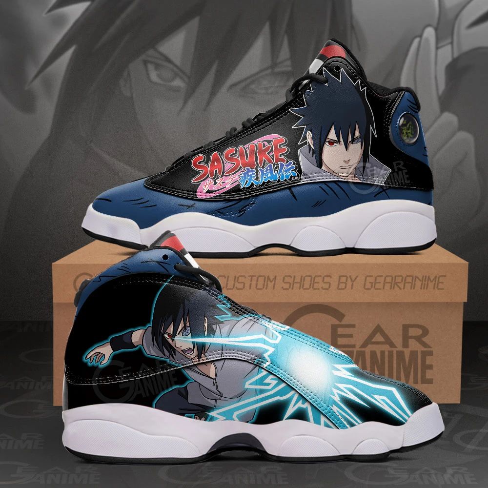 Uchiha Sasuke Sneakers Custom Anime Naruto Shoes Unisex Men Women