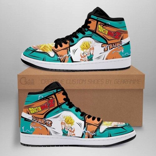 Kid Trunks Shoes Boots Dragon Ball Z Anime Jordan Sneakers Fan Gift Mn