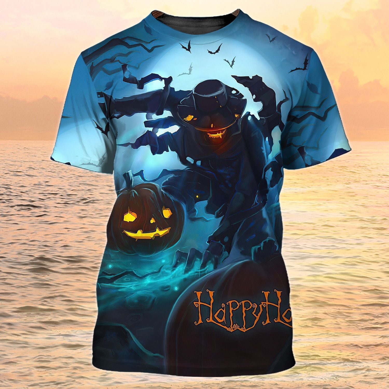 Halloween 3D Tshirt Mens Halloween Shirt Happy Halloween 3D Full Print On Shirt