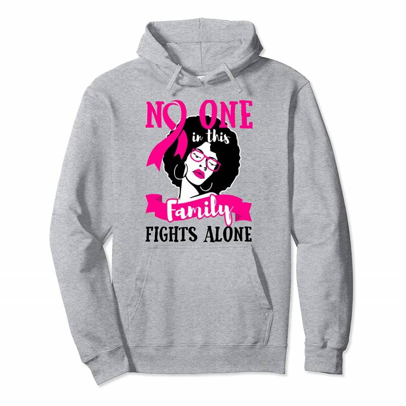 African American Breast Cancer Pink Ribbon Black Queen Gift Pullover Hoodie, T Shirt, Sweatshirt