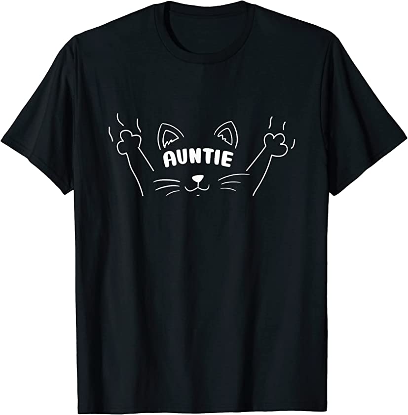 Auntie Cat Aunt Kitten Lover T-Shirt