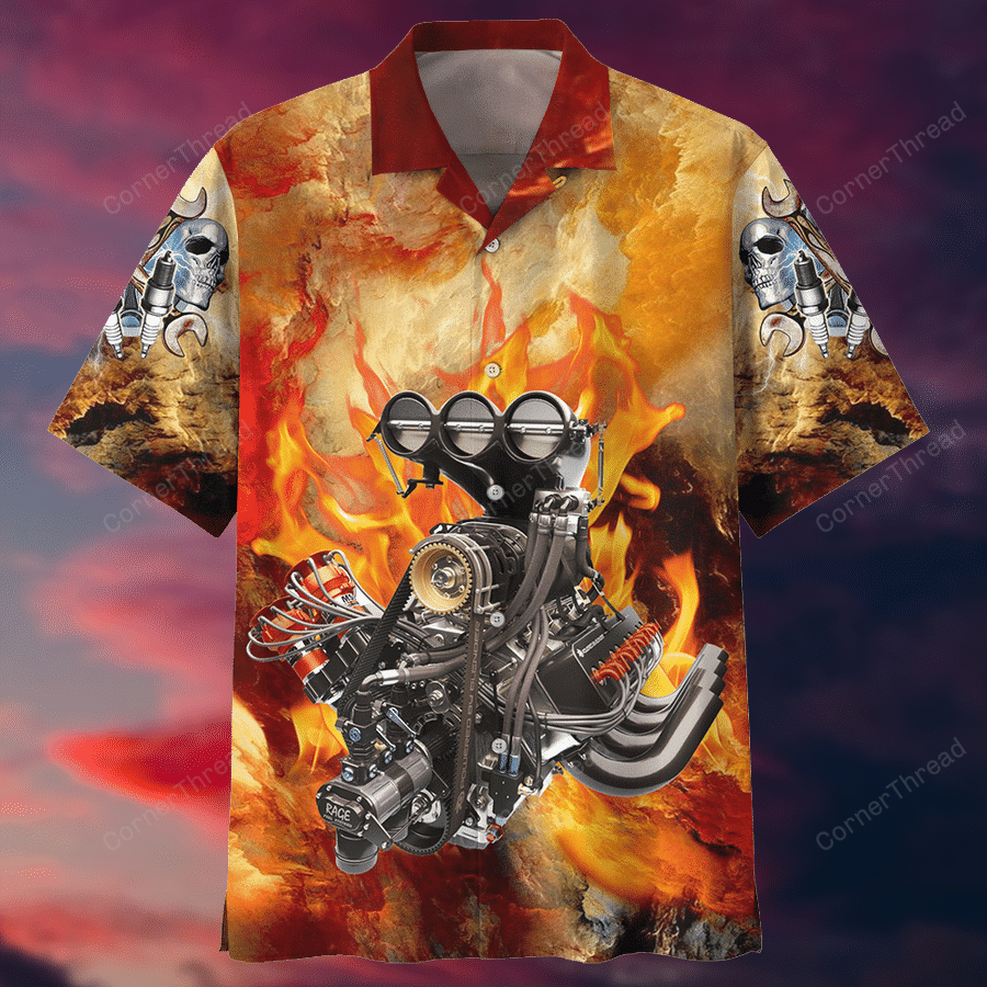 Hot Rod Garage Hawaiian Shirt Ha99894