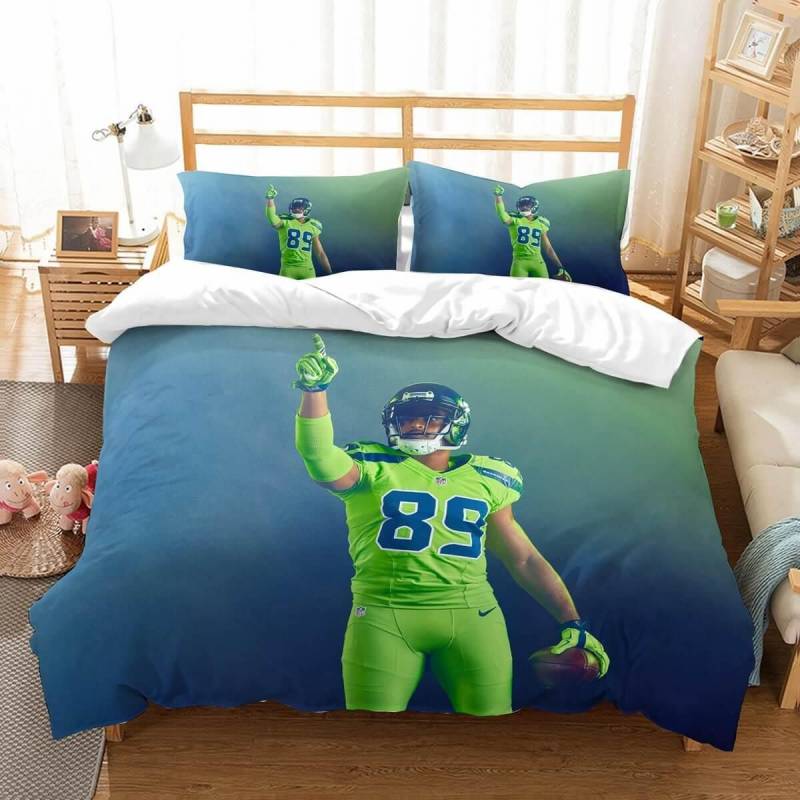 3D Customize Doug Baldwin Seattle Seahawks Bedding Set Duvet Cover Set Bedroom Set Bedlinen