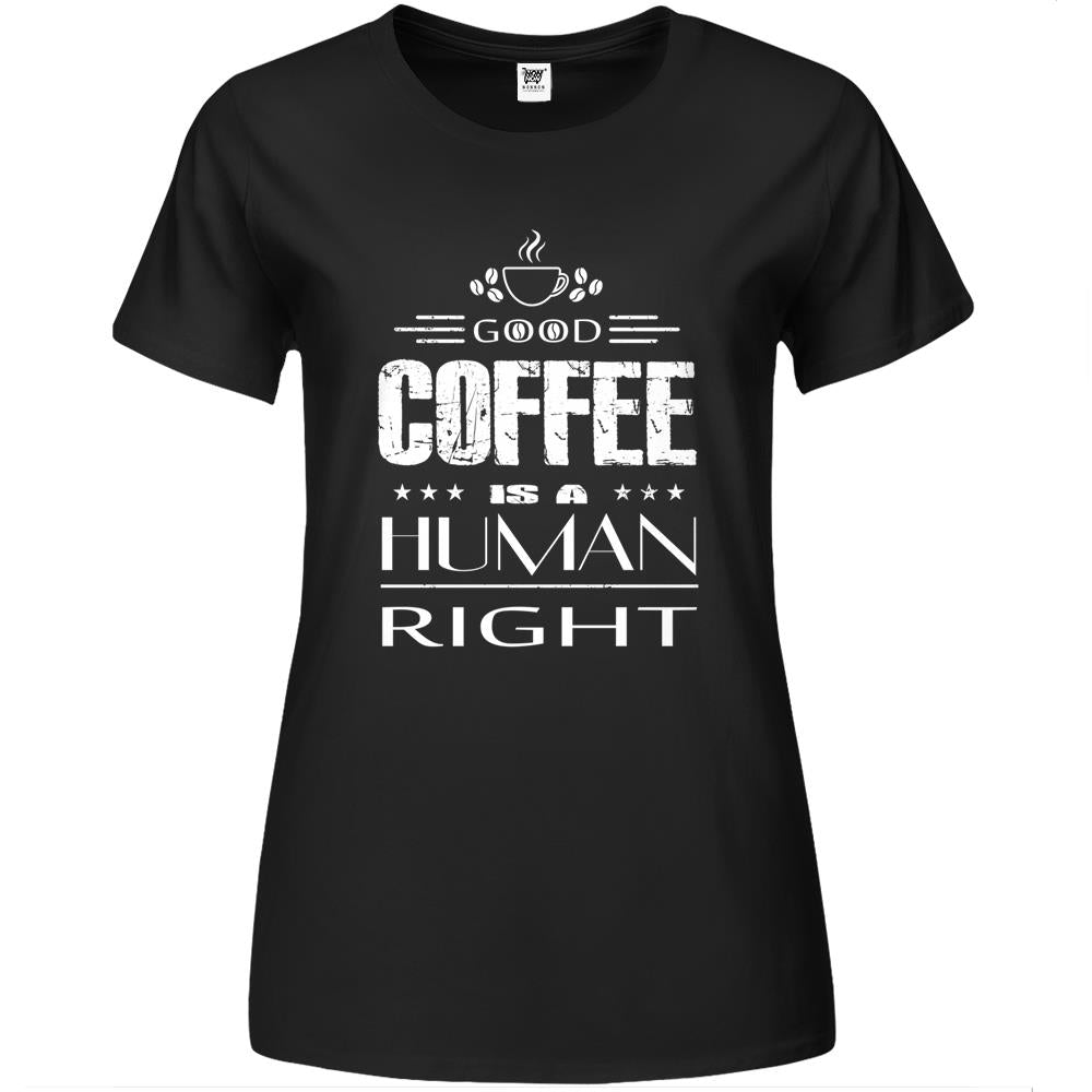 Good Iced Coffee Is A Human Right Essential1 (8) Premium Womens T Shirts