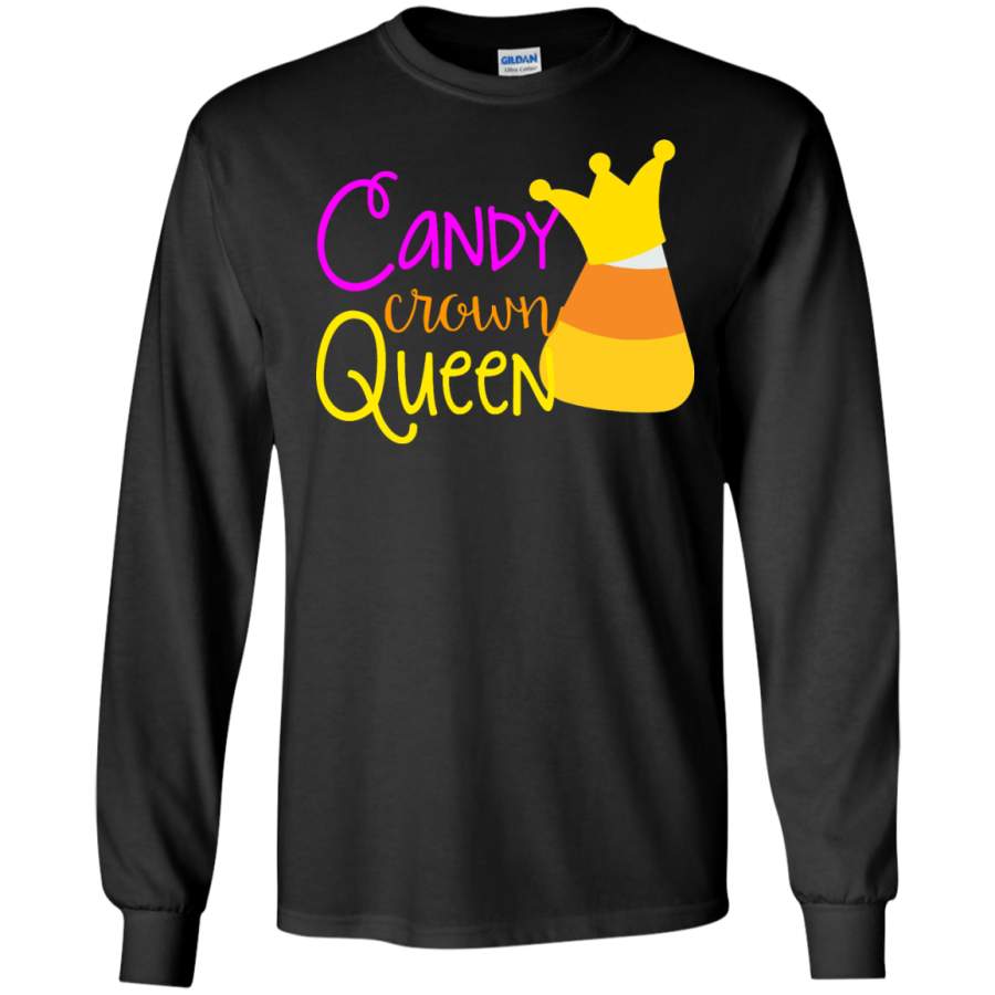 candy crown halloween LS T-Shirt