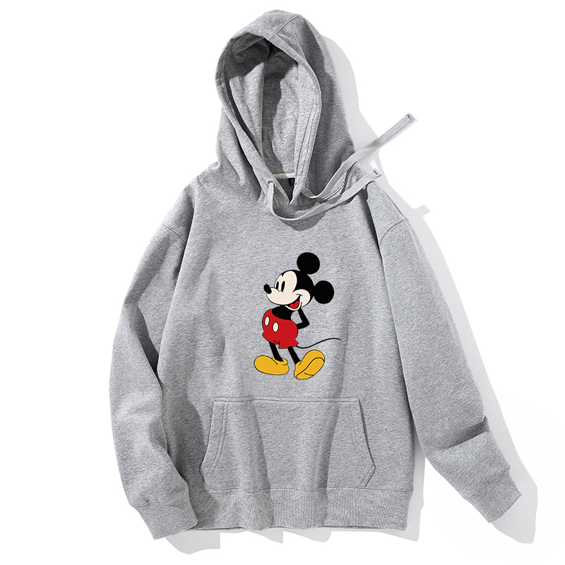 Couple Hooded Sweater Men and Women Mickey Minnie Spring and Autumn Thin Disney Pullover Jacket Student Hoodie alx