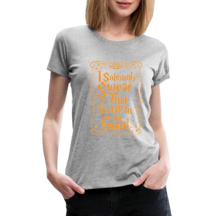 Women’S Summer Funny T Shirt I Solemnly Swear That I’M Up To No Good Printed T Shirt Cotton Casual Top