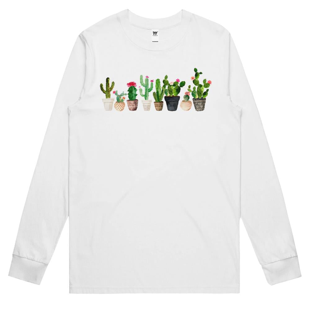 Cactus (1) Long Sleeve T Shirts