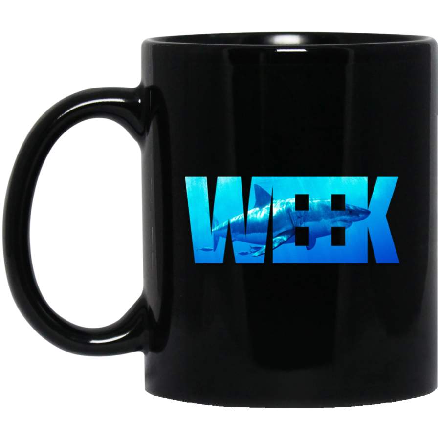 Week of The Shark- Novelty Graphic BM11OZ 11 oz. Black Mug