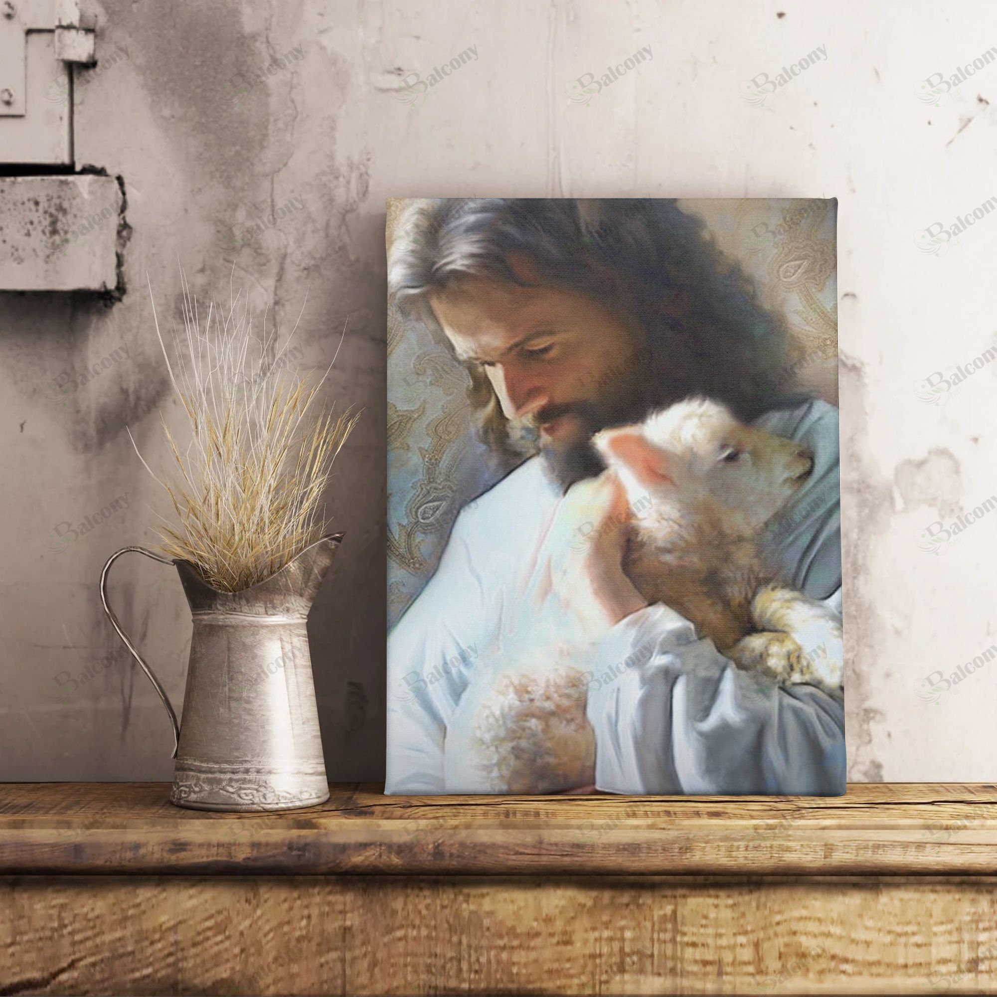 Jesus and Lamb Poster 005