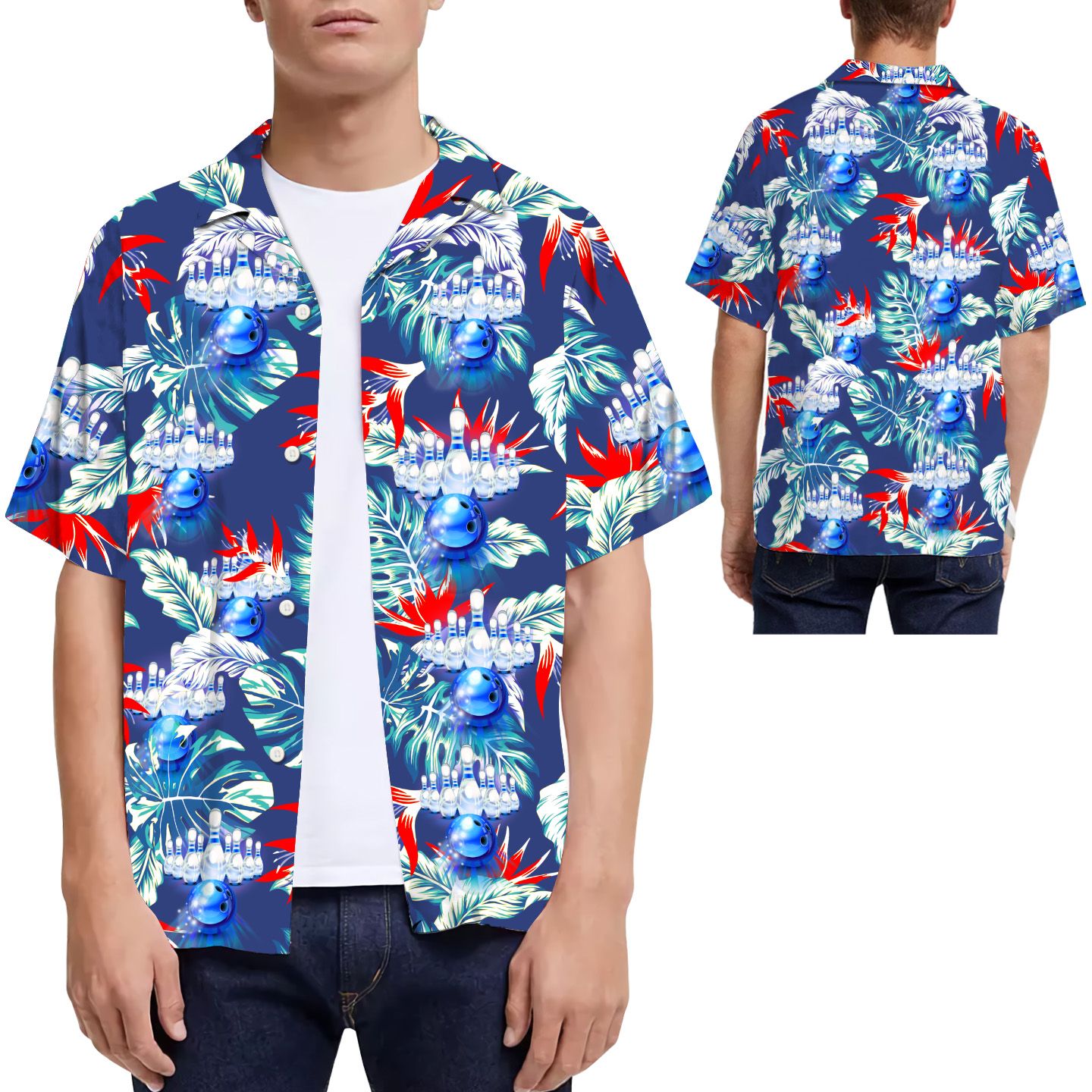 Bowling Men Hawaii Shirt For Sport Lovers In Daily Life Ha82340