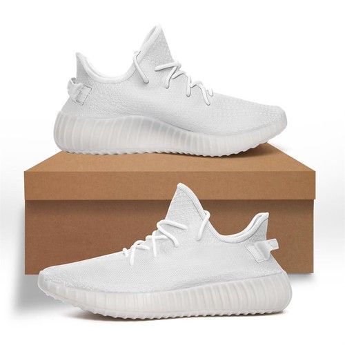 White Yeezy Sneakers Shoes For Sale