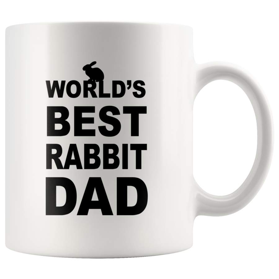 World’s Best Rabbit Dad 11oz White Mug