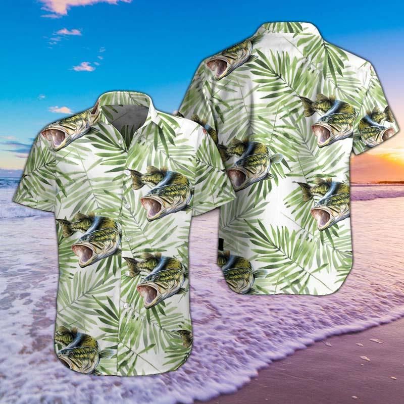 Bass Fishing Hawaiian Shirts 06625