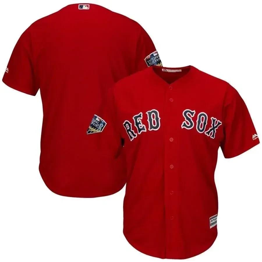 Boston Red Sox 2018 World Series Cool Base Team Jersey – Scarlet