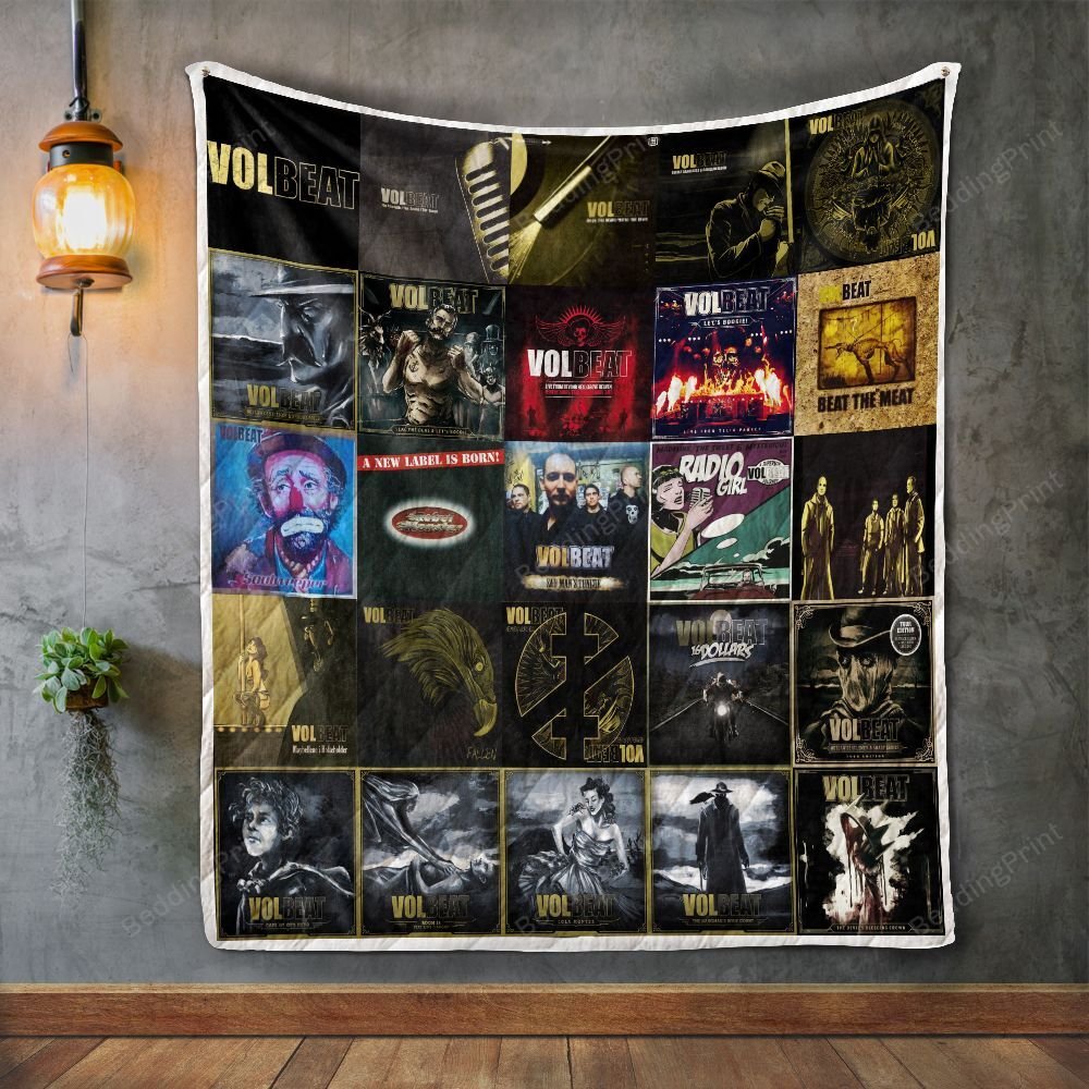 Volbeat Album Covers Quilt Blanket