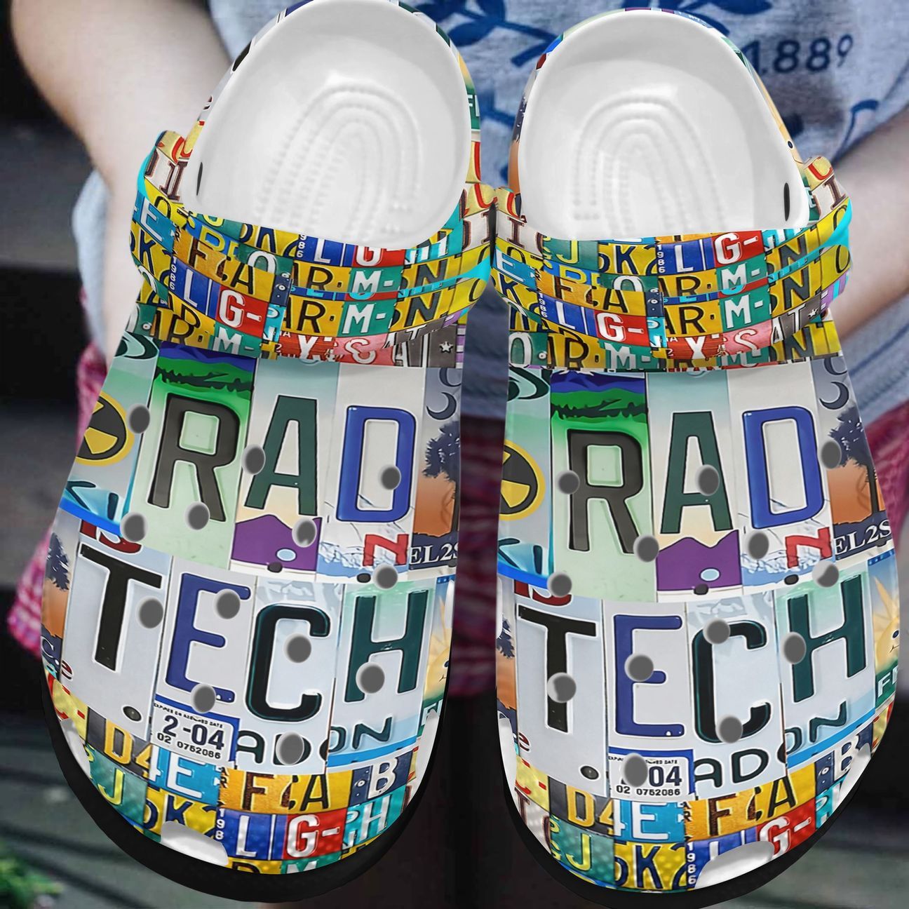 Rad Tech Personalized Clog, Custom Name, Text, Color, Number Fashion Style For Women, Men, Kid, Print 3D Rt 2