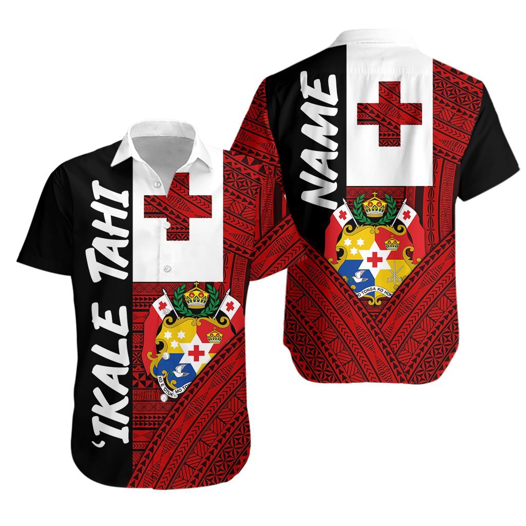 (Custom Personalised) Tonga Hawaiian Shirt ʻIkale Tahi Creativity Rugby