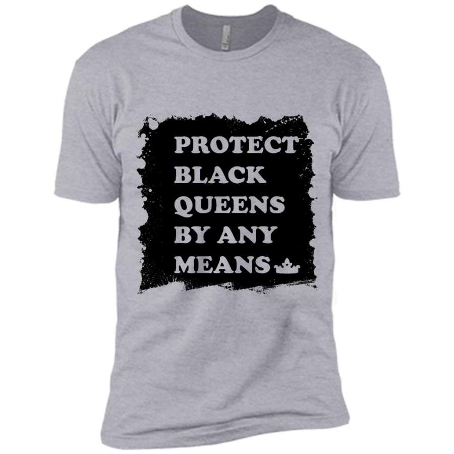 Protect Black Queens By Any Means (w) – Canvas Unisex USA Shirt