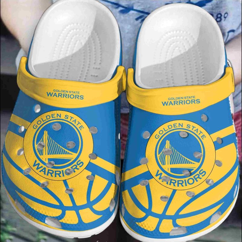 Golden State Warriors Basketball Club Crocband Comfortable Crocs Shoes Clogs For Men Women