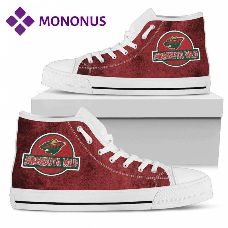 Jurassic Park Minnesota Wild High Top Shoes White