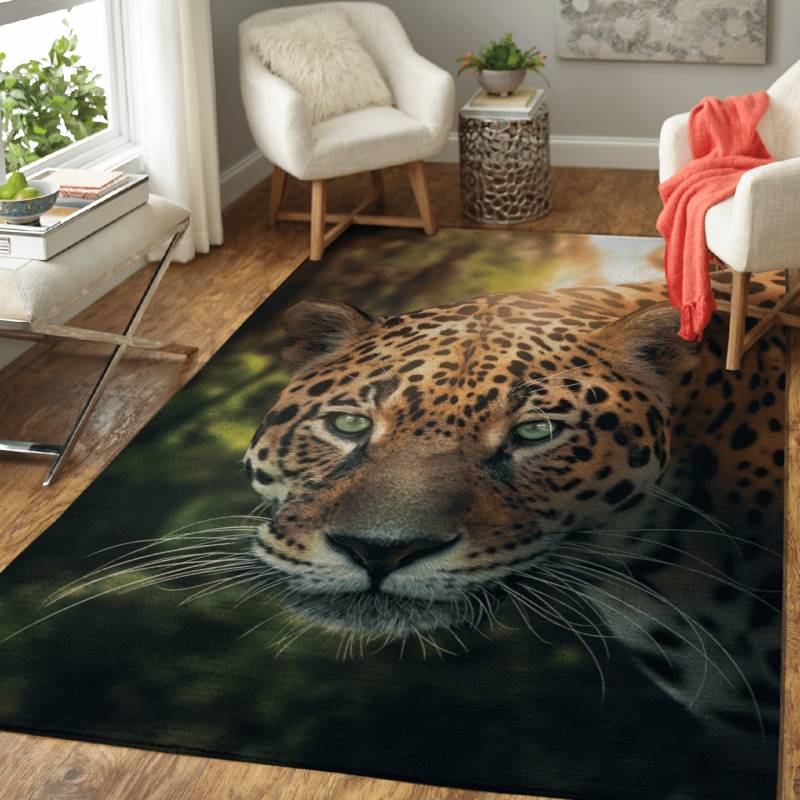 The Amazon Leopard – Animals Area Rug Carpet