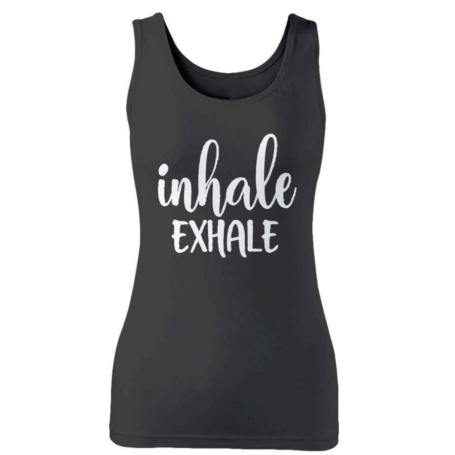 Yoga Lovers Inhale Exhale Meditation Woman’s Tank Top