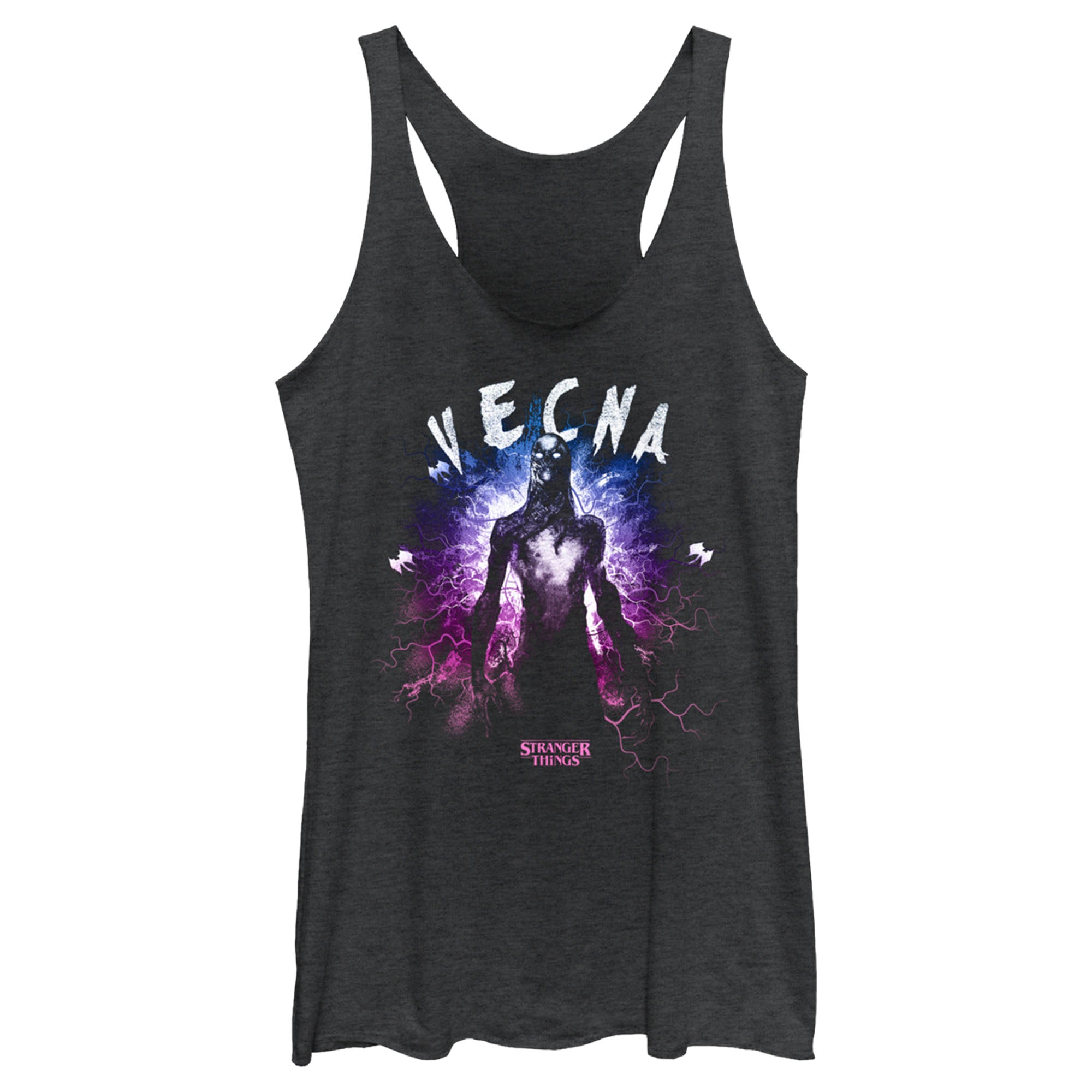 Women’S Stranger Things Vecna The Upside Down Monster Racerback Tank Top