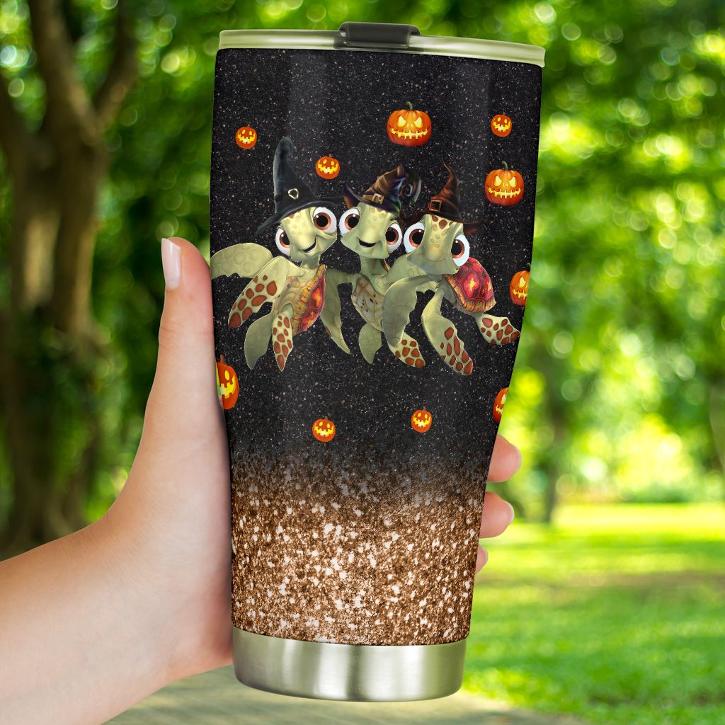 216THHANM-TURTLE TUMBLER HALLOWEEN