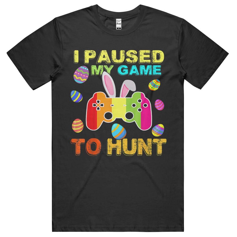 Kids I Paused My Game To Hunt Easter Bunny Gamer Kids Youth T-Shirt, Hoodie, Long Sleeve Tee