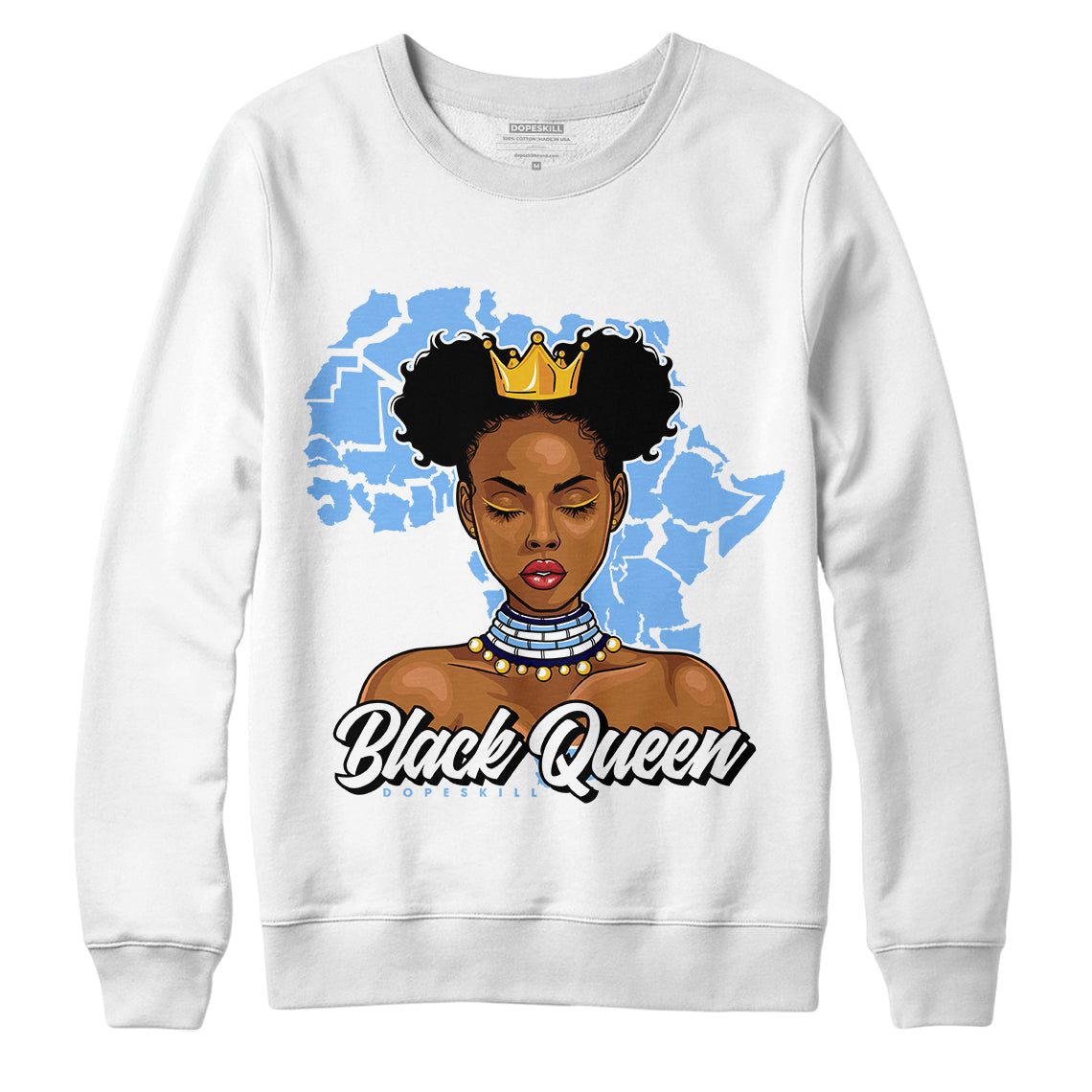 Jordan 6 Unc Dopeskill Sweatshirt Black Queen Graphic