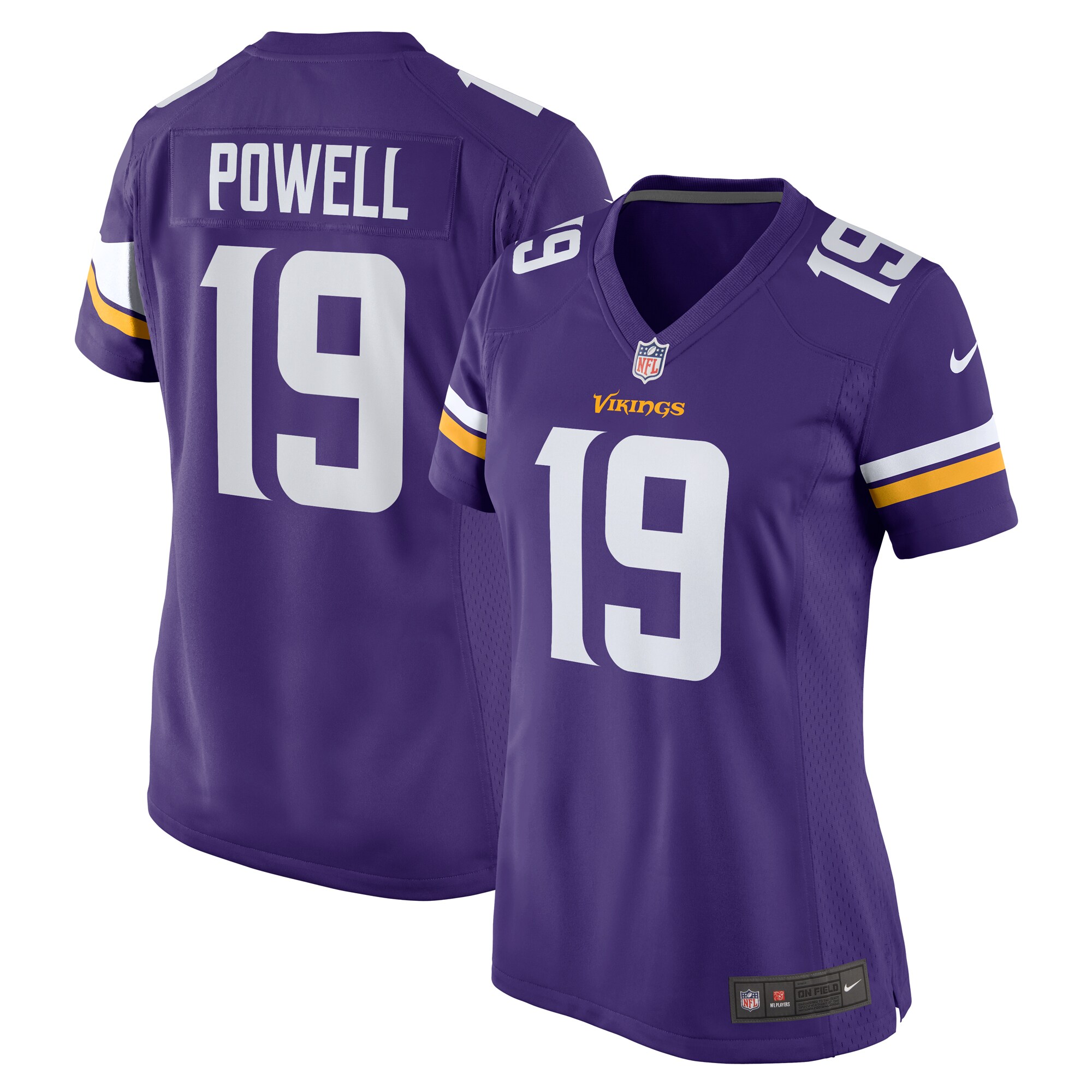 Women’s Minnesota Vikings Brandon Powell Purple Game Jersey