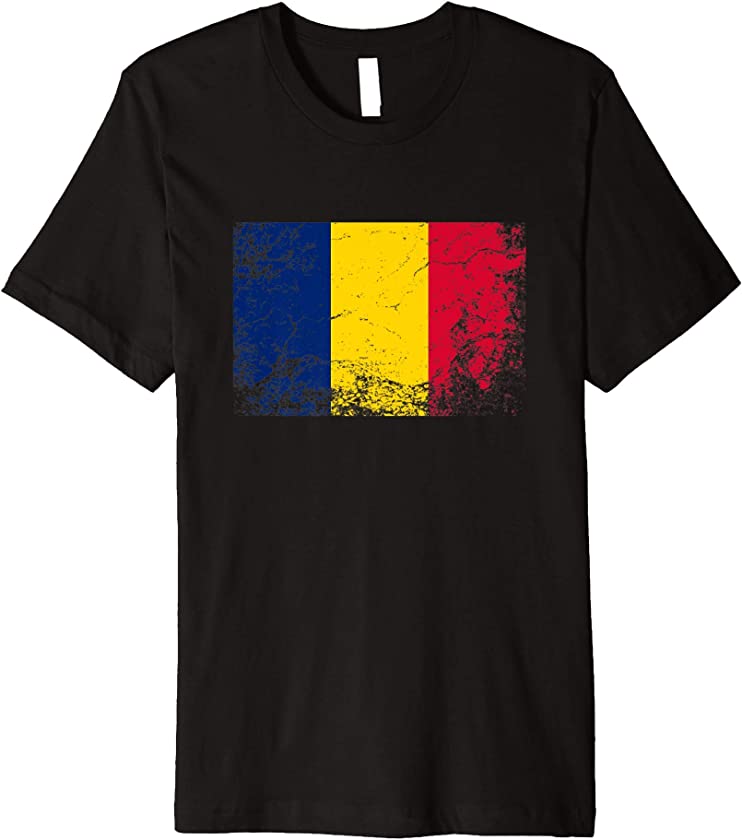 Chadian National flag vintage gift Premium T-Shirt