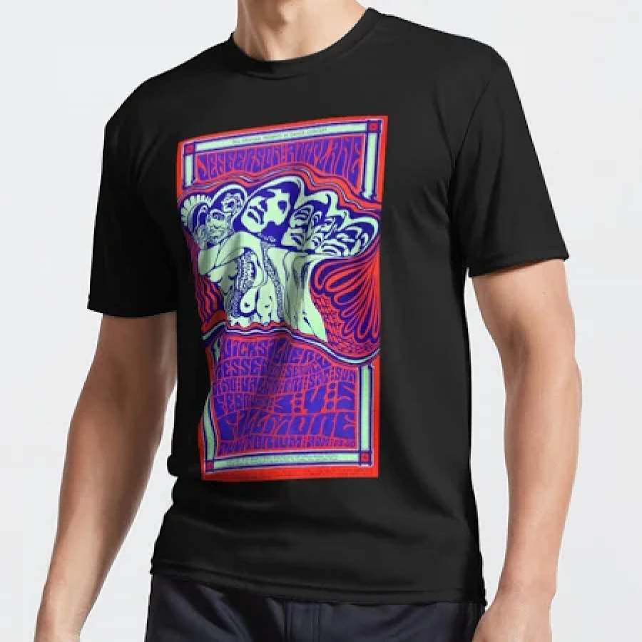 Jefferson Airplane Gig Poster Active T-Shirt