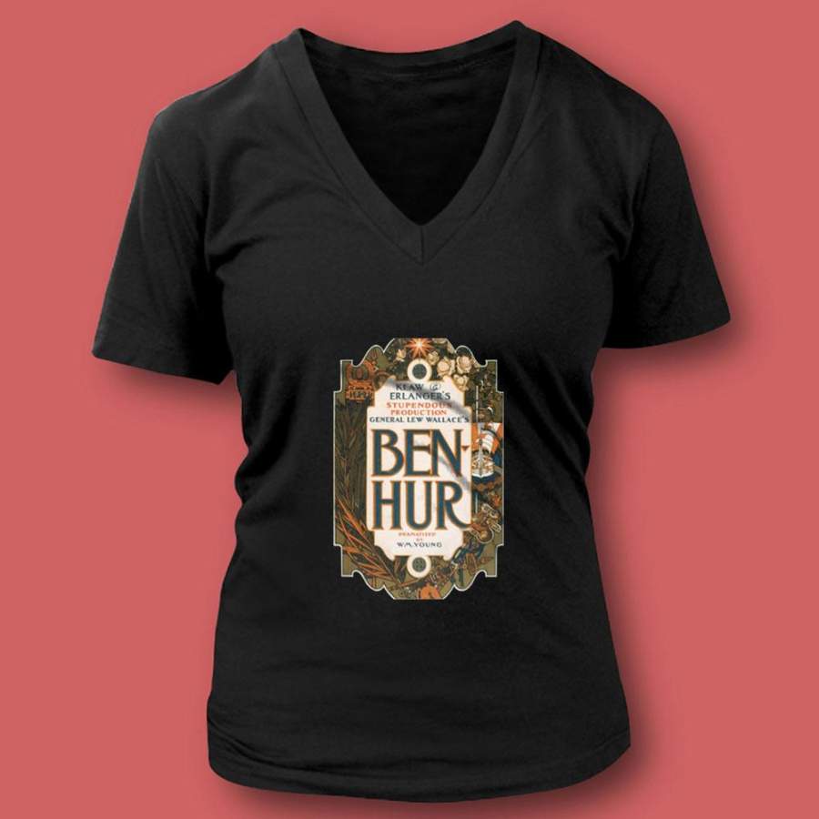 Ben Hur Vintage Poster New Movie Women’S V Neck