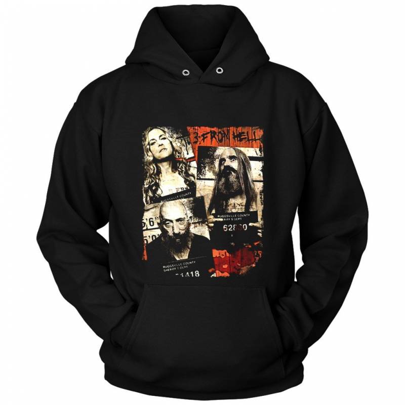 3 From Hell Movie Horror Captain Spaulding Rob Zombie Vintage Unisex Hoodie