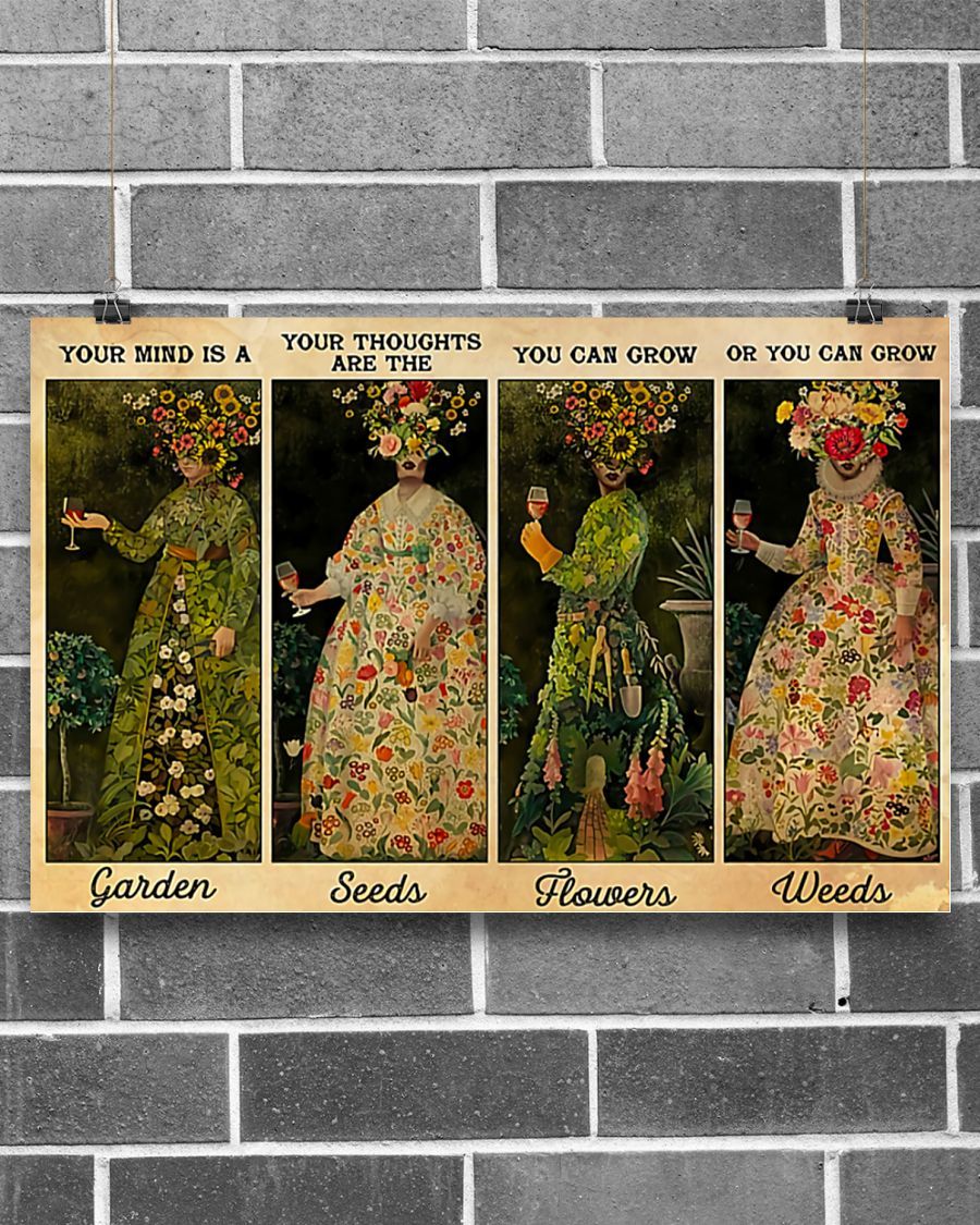 Garden Cactus Knowledge Horizontal Canvas And Poster | Wall Decor Visual Art