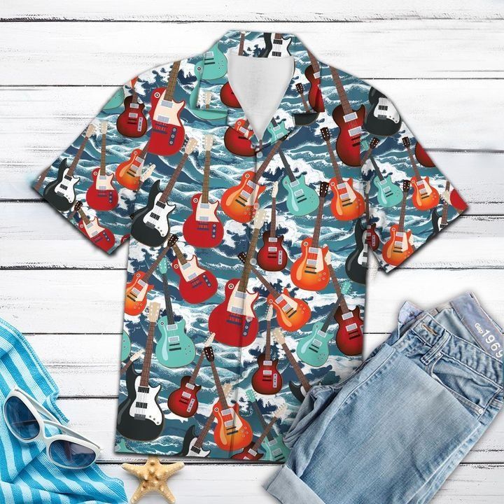 Guitar For Summer Hawaiian Shirt Ha47479